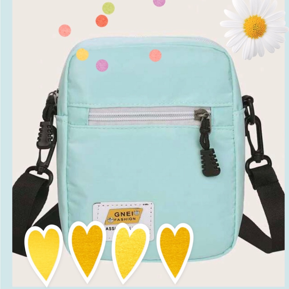 Small Nylon Crossbody | Mint Green